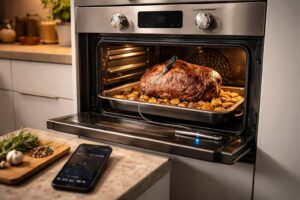 Termómetro de cocina Bluetooth: cómo elegirlo y usarlo para clavar carnes, pescado y pan